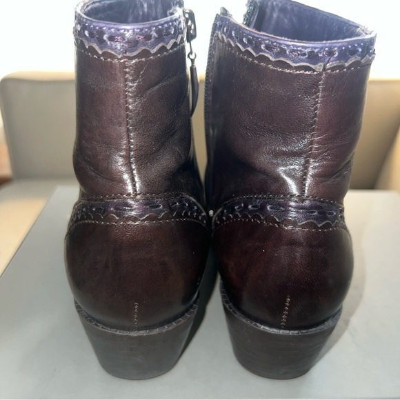 Spring Step “Micaela” Women’s Ankle Bootie Dark Brown Size 6.5M - Picture 4 of 12